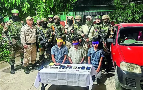 Manipur Security Forces Arrest Nine Militants from Banned Outfits